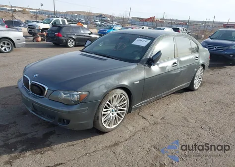 2008 BMW 750Li z USA, uszkodzony, nr VIN WBAHN83578DT85889
